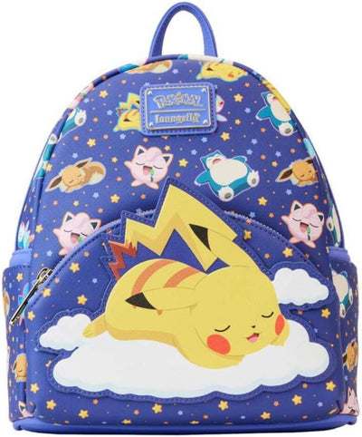 Loungefly Pokemon Sleeping Pikachu and Friends Mini Backpack