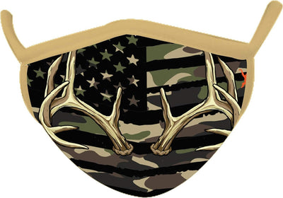 Wild Smiles Camo Mask Adult Size