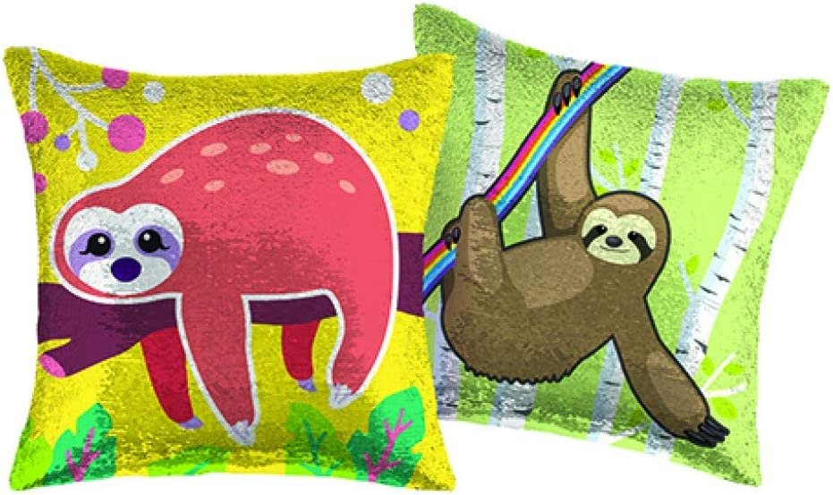 Sloth Sequin Pillow