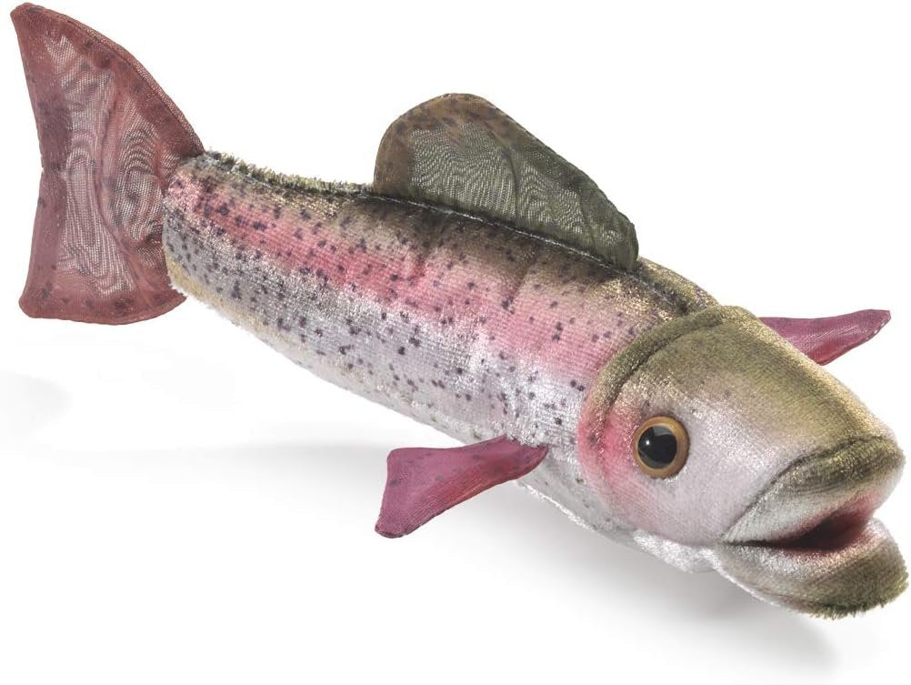 Folkmanis Rainbow Trout Finger Puppet