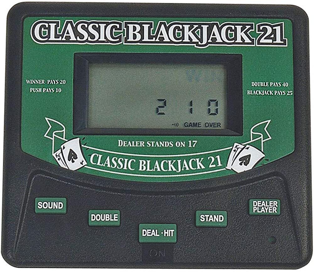 Classic Blackjack 21 Electronic Handheld Game