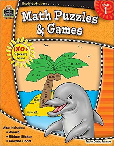 Teacher Created Resources Math Puzzles & Games (Grade 1)