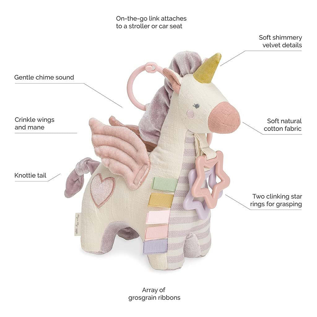 Itzty Ritzy Link n Love Pegasus Activity Plush Teether