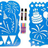 HearthSong Chalkscapes Stencils & Window Markers Kit