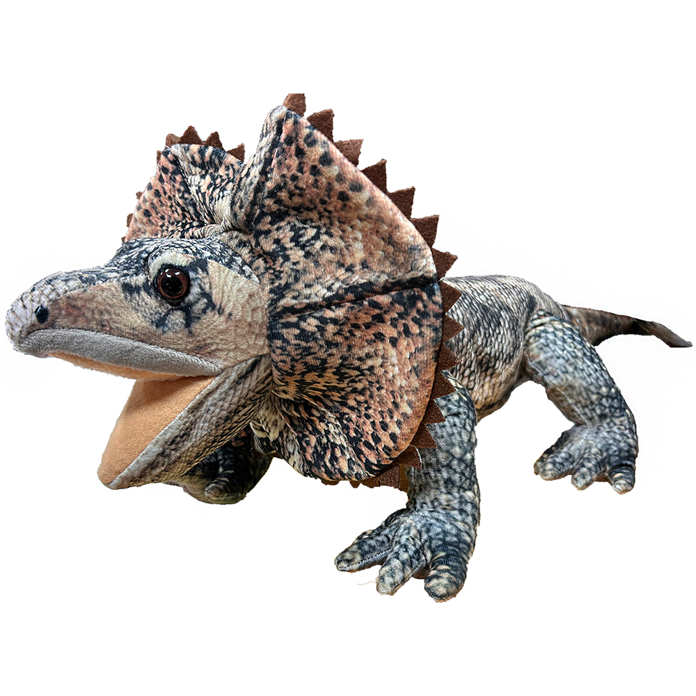 Texas Toy Distribution - Frilled Lizard Reptile Plush 23.5" Stuffed Animal