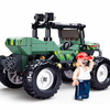 Texas Toy Distribution - Off-Road Green Monster Truck Building Brick Kit (155 pcs)