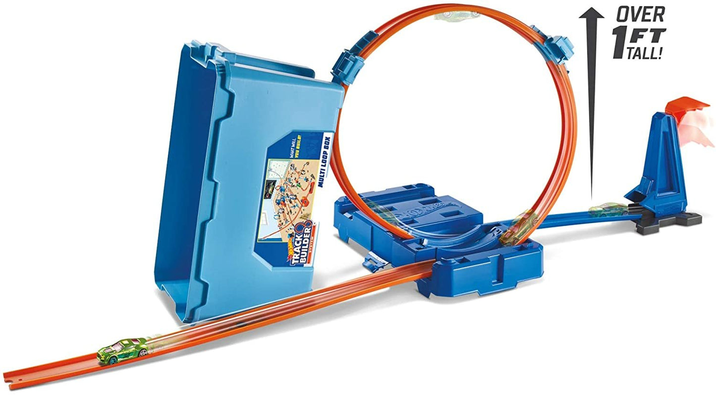 Hot Wheels Track Builder Mulit Loop Box