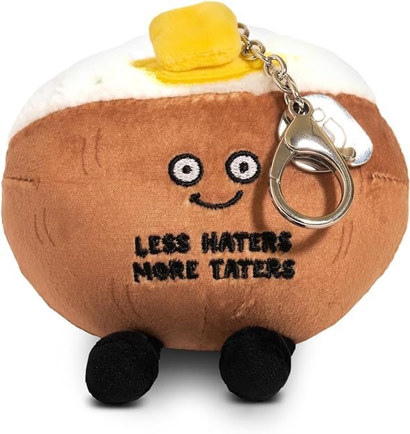 Punchkins - Bites Less Haters More Taters !! Backpack Plushie   -
