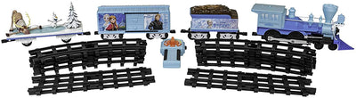Lionel Disney's Frozen Ready-to-Play Set, Battery-Powered Model Train Set with Remote