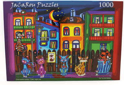 JaCarou Cat's Night Out 1000 pcs puzzle