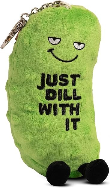 Punchkins - Bites Just Dill With It! Pickle Backpack Plushie