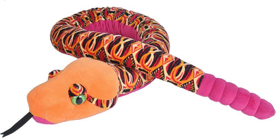 Wild Republic Tribal Orange Snakess 54" Plush Snake