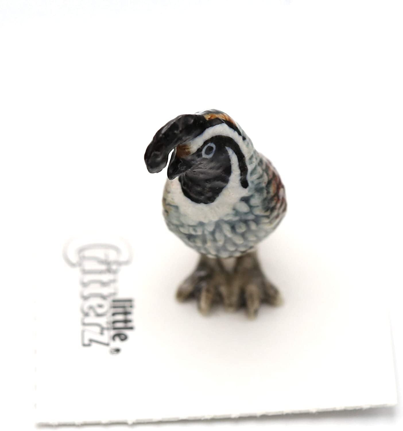 Little Critterz "Valley" California Quail Porcelain Figurine