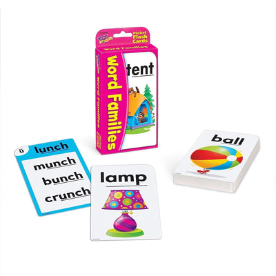 Pocket Flashcards Word Families