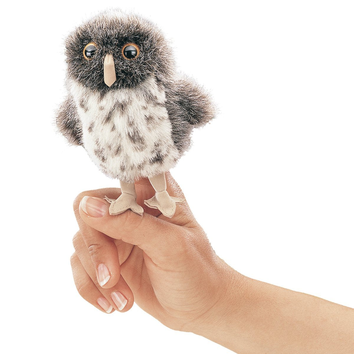 Folkmanis Mini Spotted Owl Finger Puppet