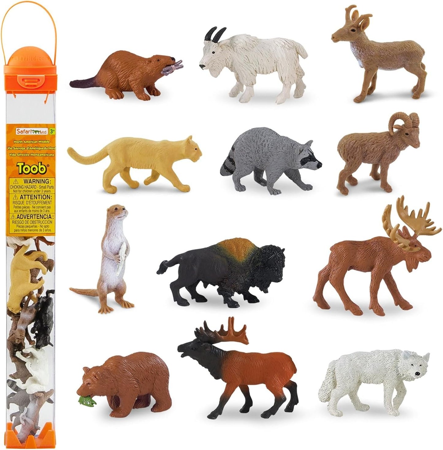 Safari Ltd. North American Toob of Animals