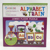 Creative Teaching Materials Alphabet Train Floor Puzzle with CD - copy