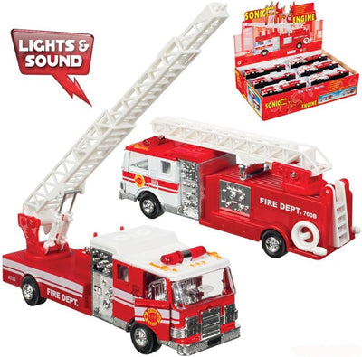 Toysmith Fire Engine Diecast Toy Lights and Sounds
