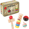 Classic Wooden Games in a Tin