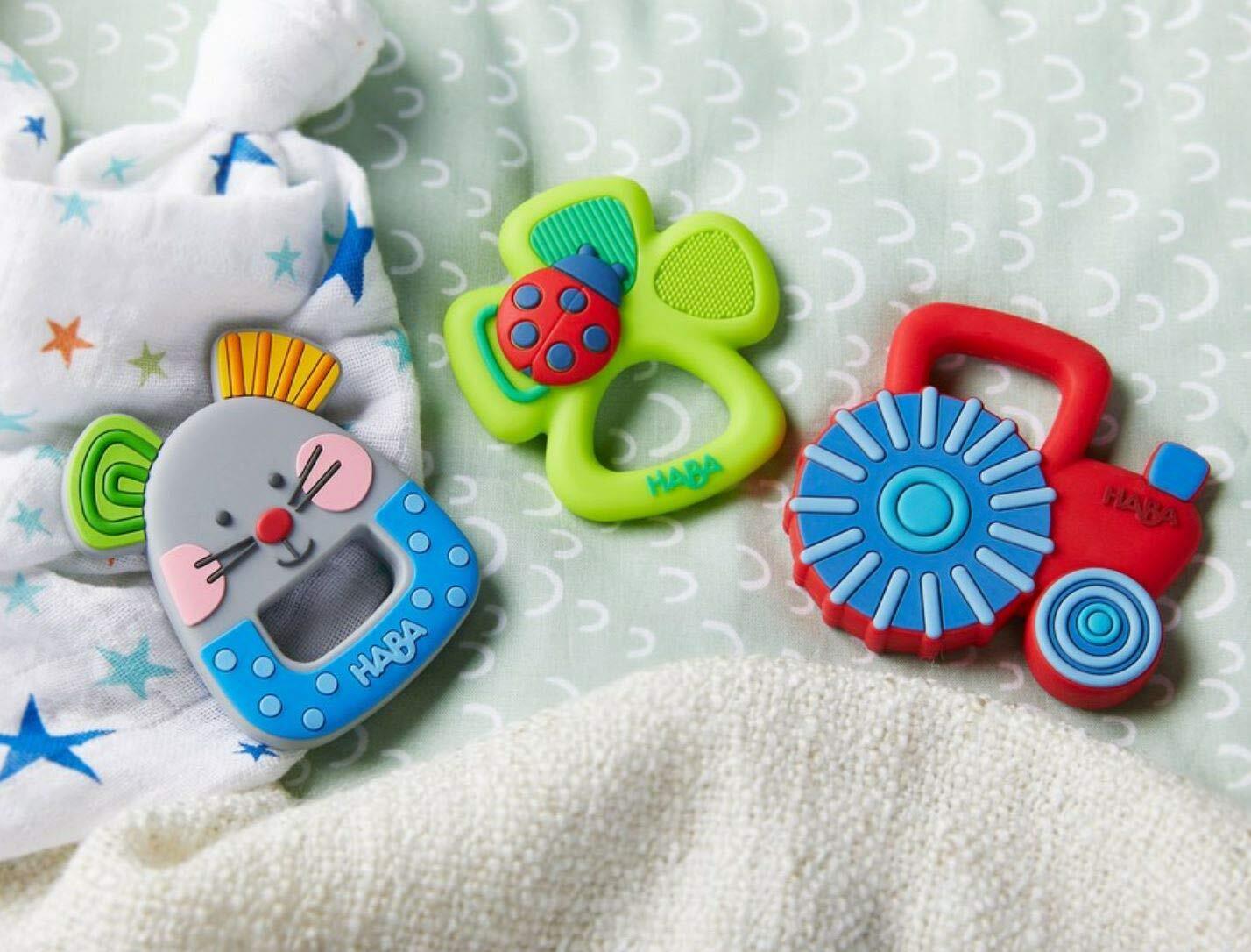 Shamrock Silicone Teether and Clutching Toy
