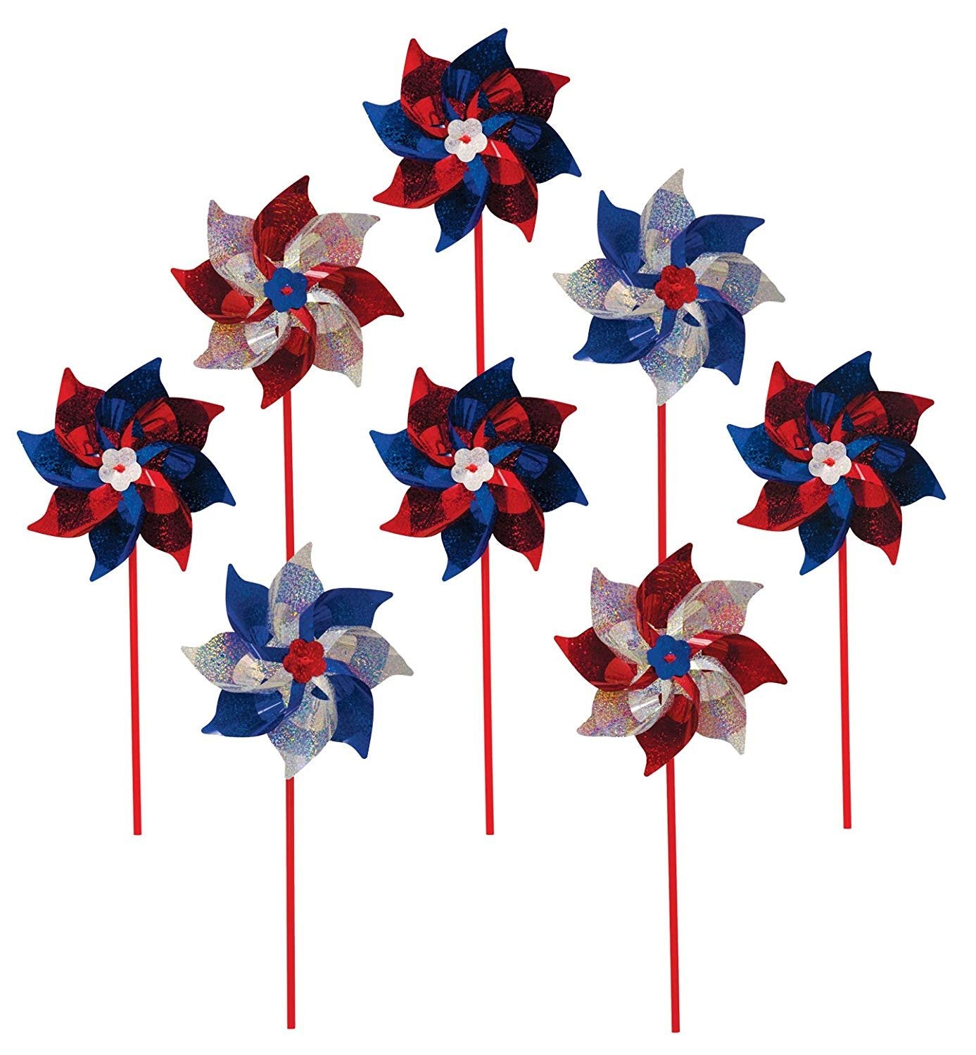 In The Breeze Mylar Patriotic Pinwheel