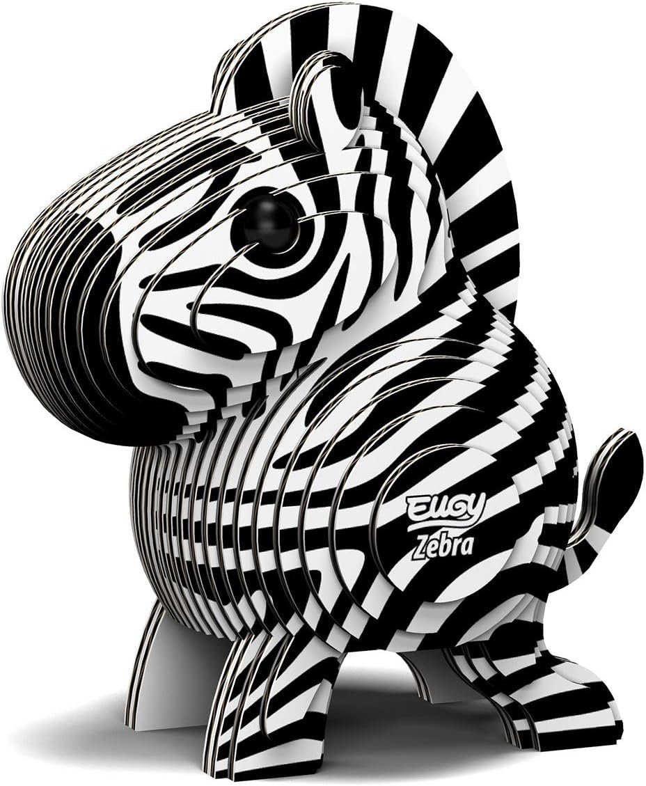 EUGY Zebra 3D Cardboard Model Kit