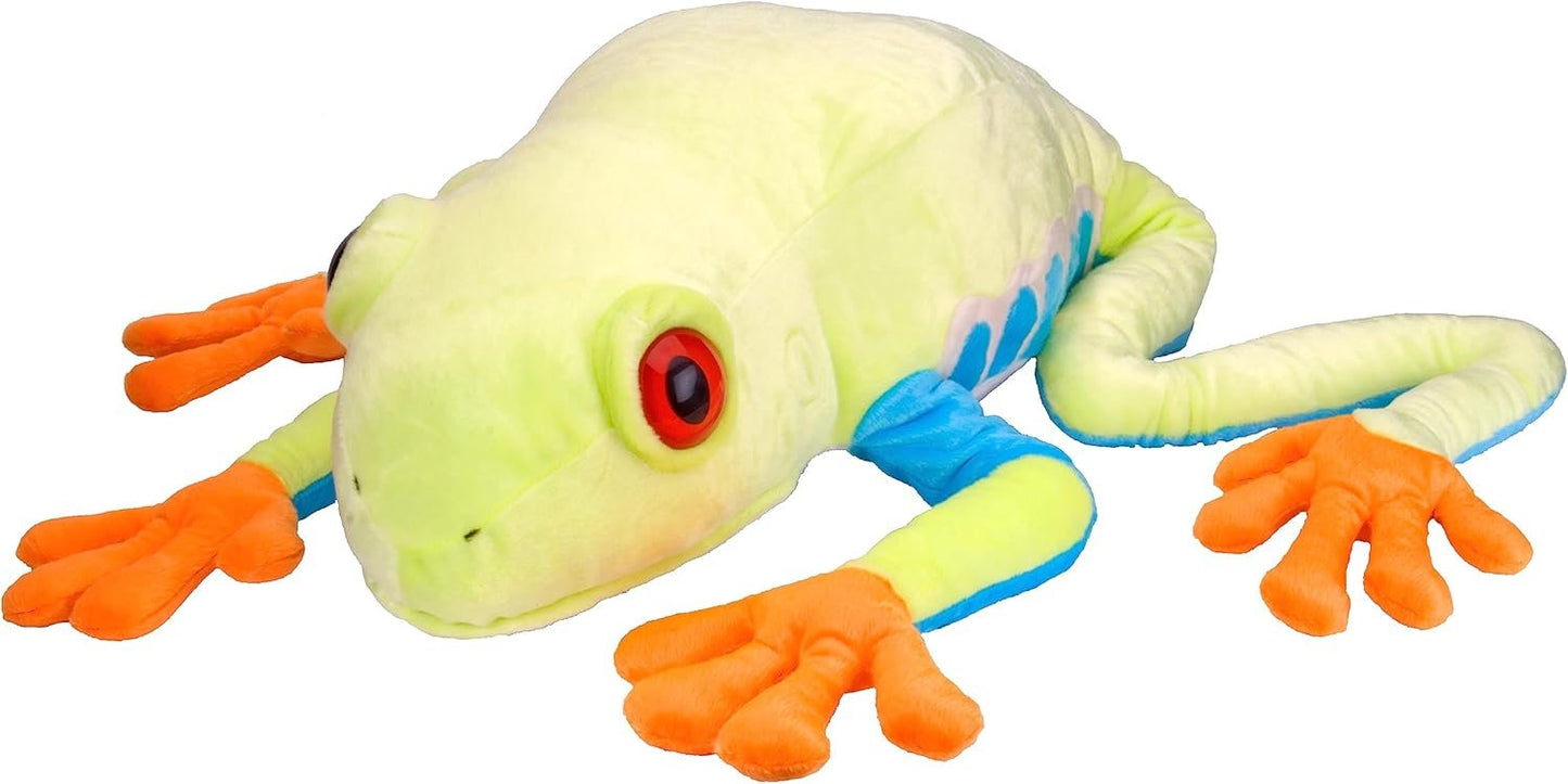 Cuddlekins Jumbo Red Eyed Tree Frog Stuffed Animal 30"