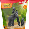 Schleich Wildlife Gorilla Mother and Babies