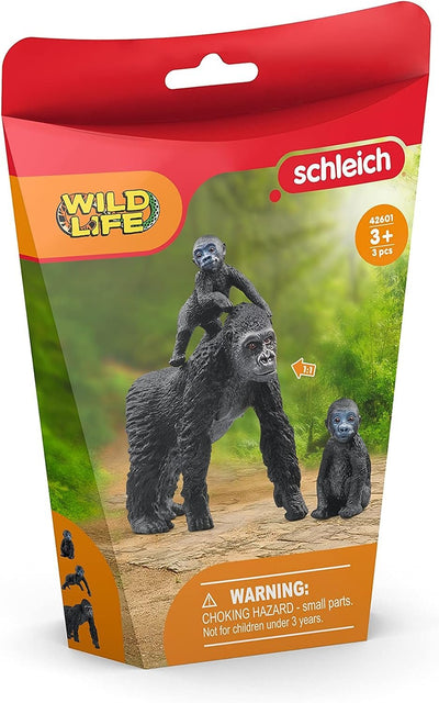 Schleich Wildlife Gorilla Mother and Babies