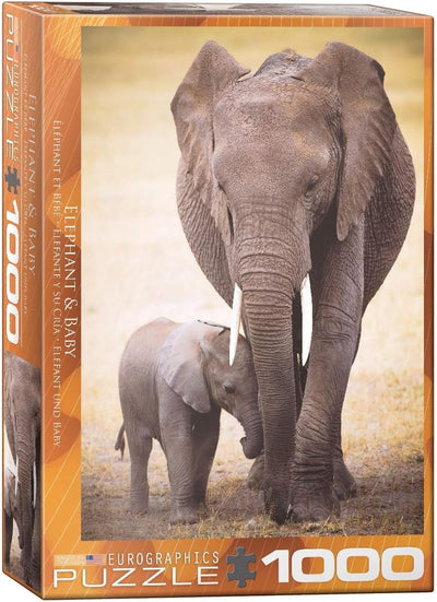 Eurographics Elephant & Baby 1000 pc Puzzle