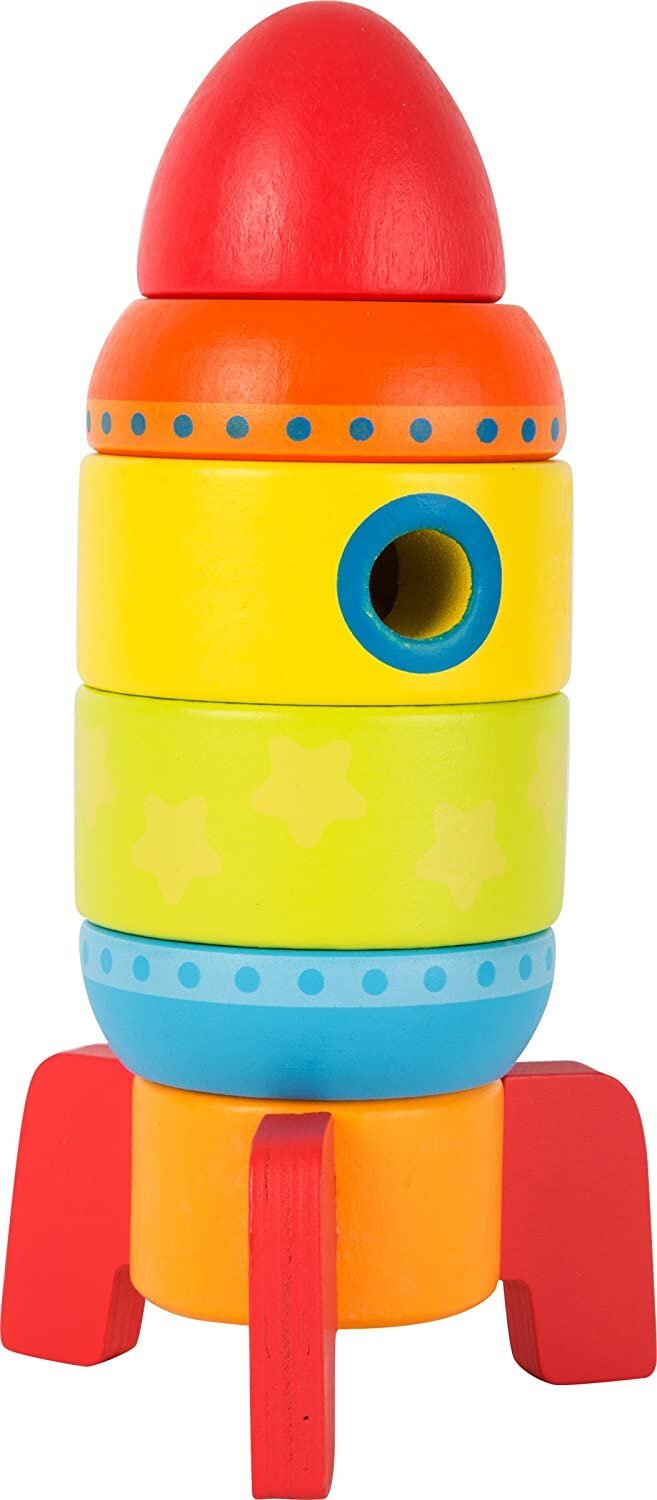 Small Foot Colorful Wooden Stacking Robot