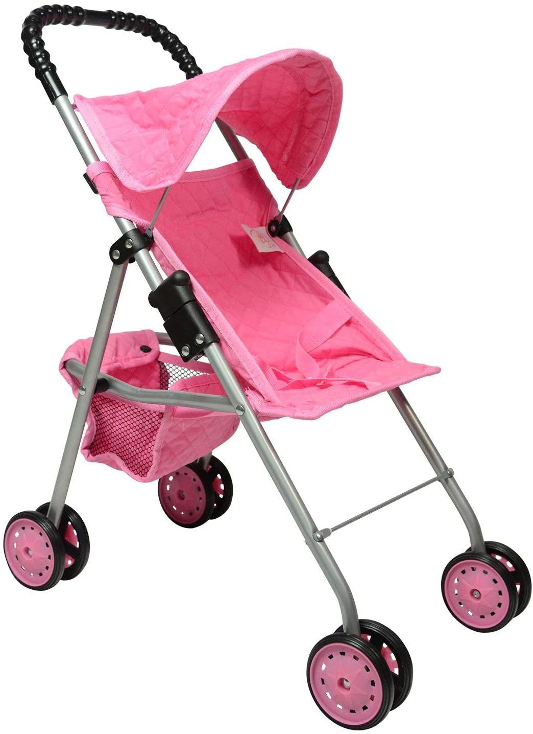 New York Doll Stroller - Heart Print