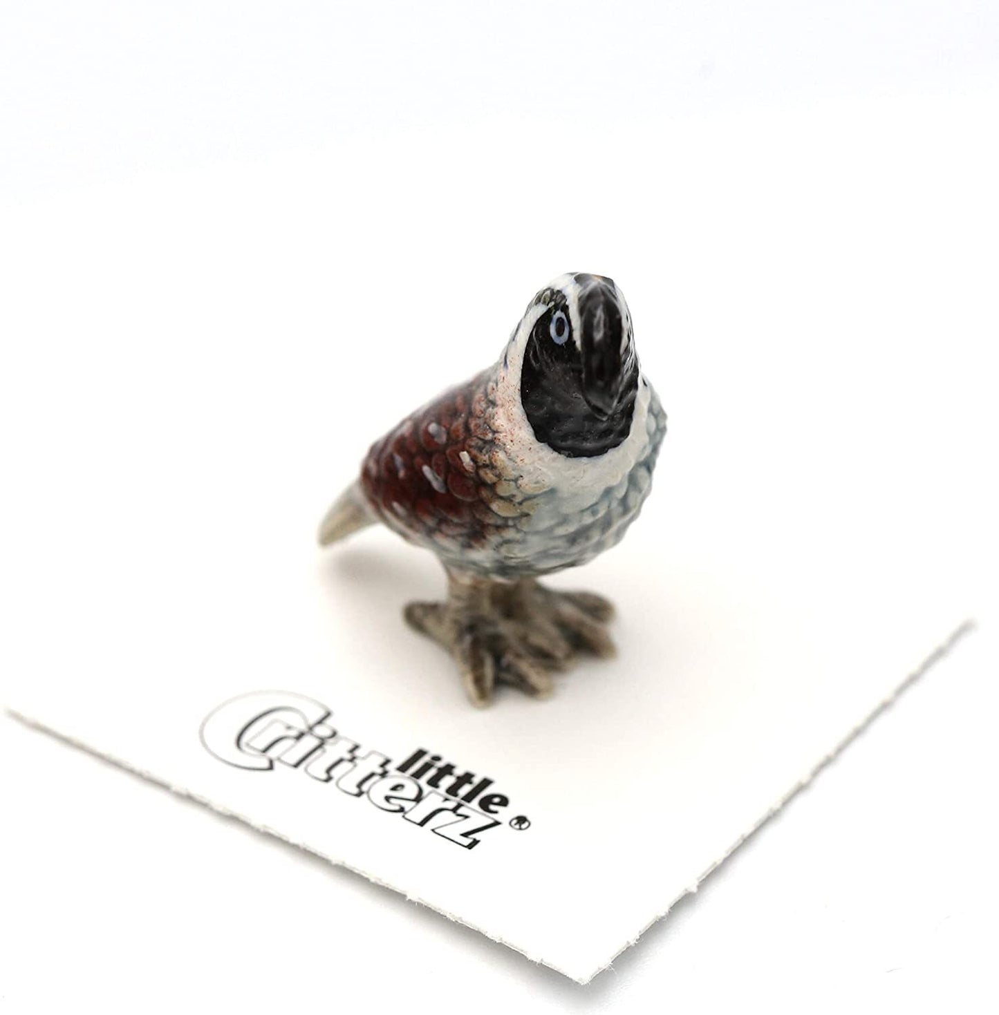 Little Critterz "Valley" California Quail Porcelain Figurine