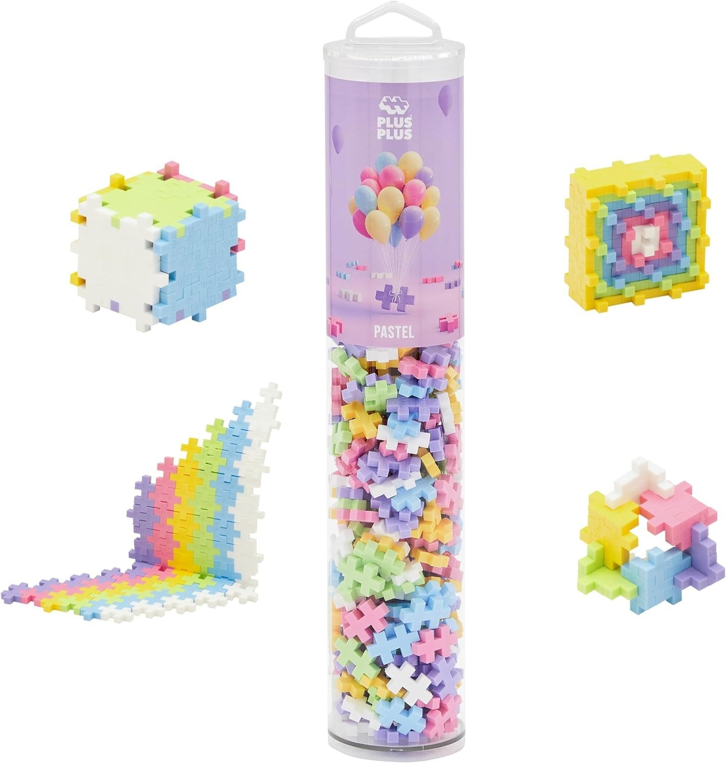 Plus Plus Go!  Pastel Mix 240 Pc Building Set