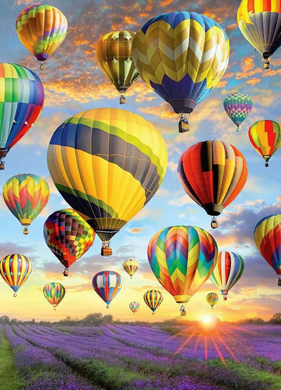 Jack Pine Hot Air Balloons 1000 pc Puzzle