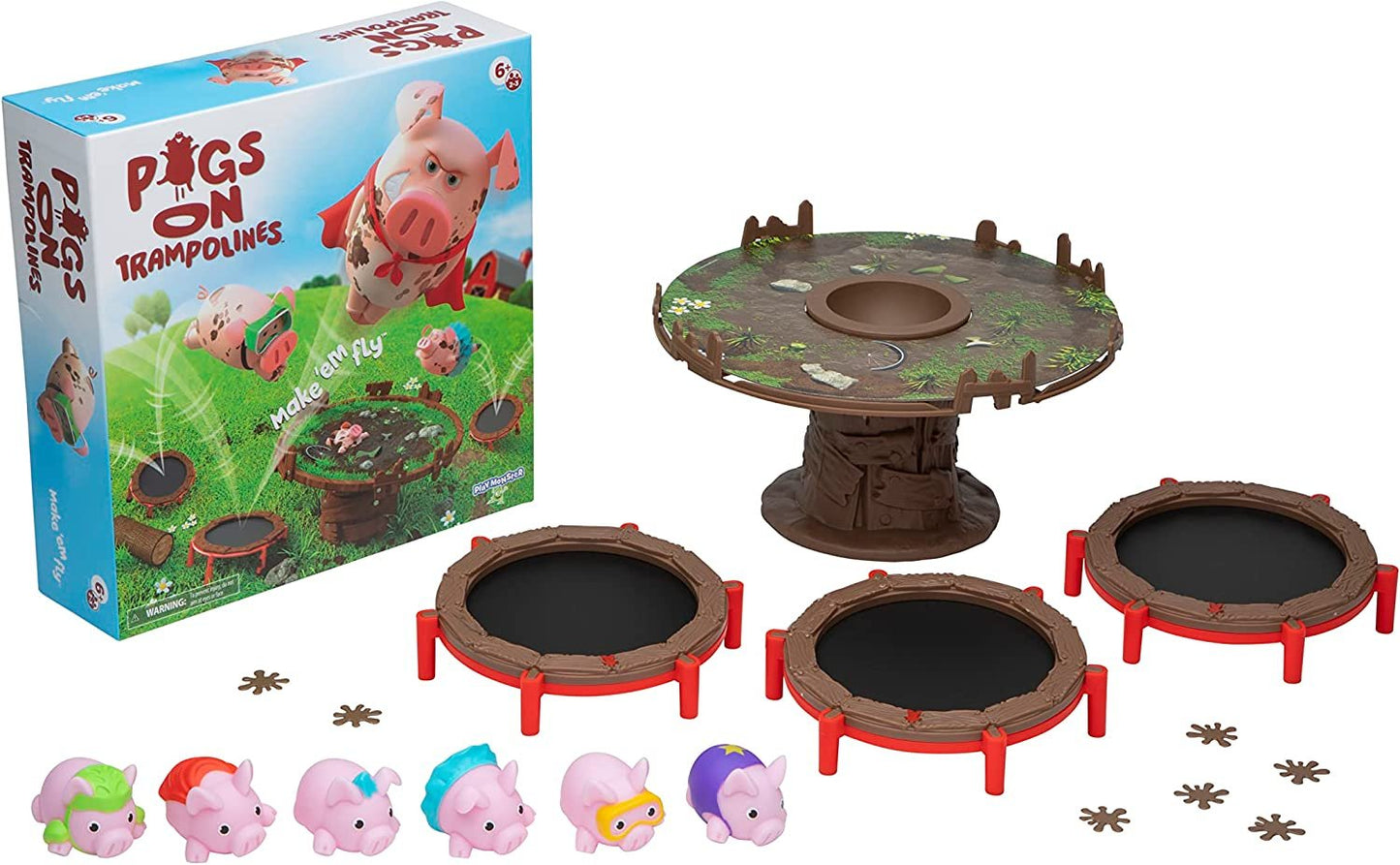 Pigs on Trampolines Game