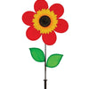 In the Breeze Sunflower Wind Spinner 12" - Red