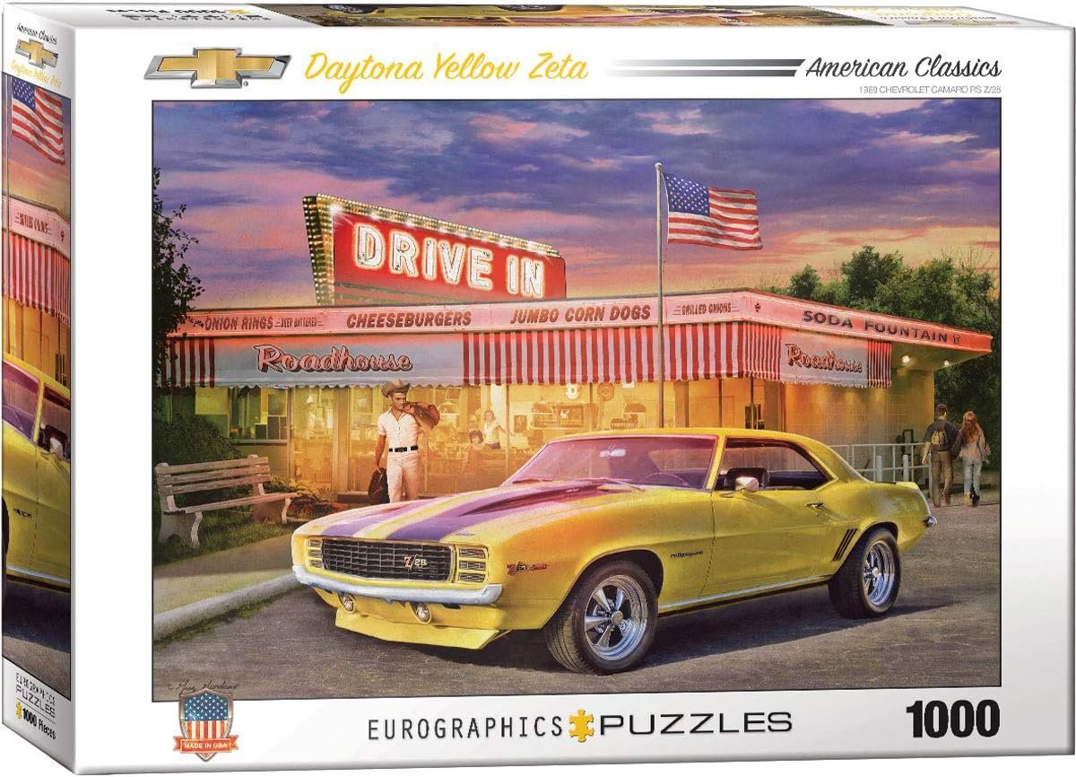 Eurographics Daytona Yellow Zeta 1000 pc Puzzle