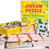 2 in 1 Jigsaw Puzzle for Juniors - Kids Board Game for STEM Learning Brain Teaser Geometry Educational Gift - 250 Piece Puzzle