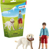 Schleich Farm World Walking with Labrador Retreiver