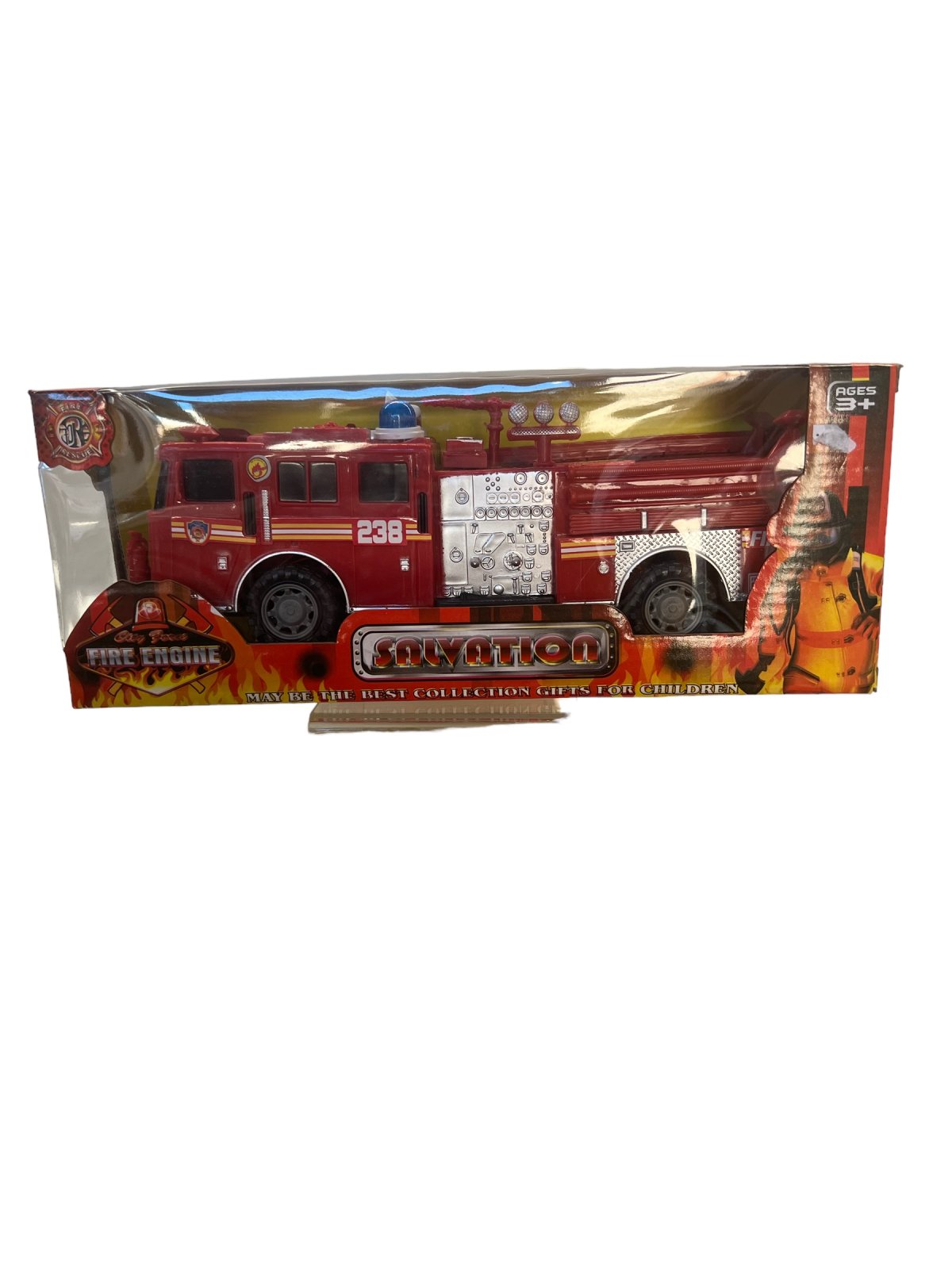 Bump n Go City Force Fire Truck