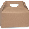 Nashville Wraps - Kraft & White Gable Gift & Gourmet Boxes: White Recycled / 100 Pack / 9-1/2x5x5"