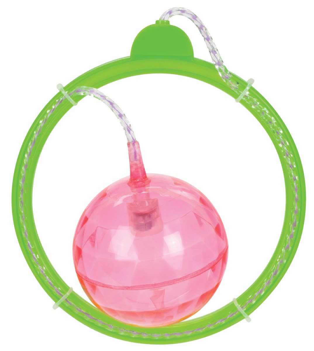 Toysmith - Playground Classics Flashing Skip Ball, Skip and Hop