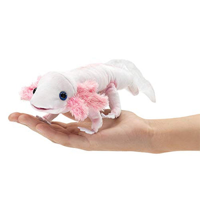 Hand Puppet - Folkmanis - Axolotl New Soft Doll Plush 3152