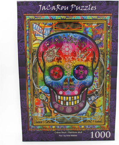 JaCarou Rainbow Skull 1000 pcs puzzle