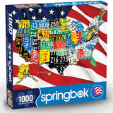 Springbok's 1000 Piece Jigsaw Puzzle State Plates