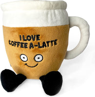 Punchkins I Love Coffee a Latte Plushie Meme