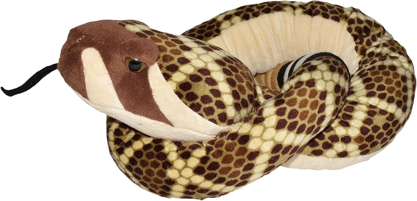 Wild Republic - Snake Western Diamondback Stuffed Animal 54"