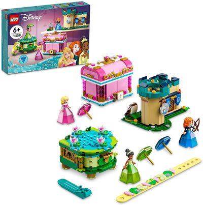 LEGO Disney Aurora, Merida and Tiana’s Enchanted Creations 43203 Building Kit