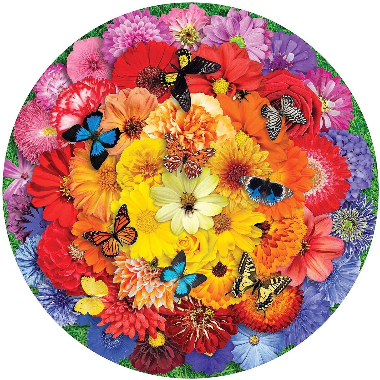 Springbok's 500 Piece Jigsaw Puzzle Colorful Bloom